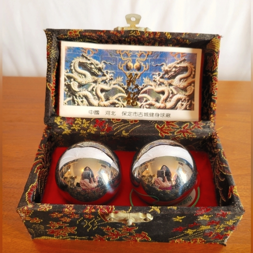 Vintage Stress Balls in original case Made in China